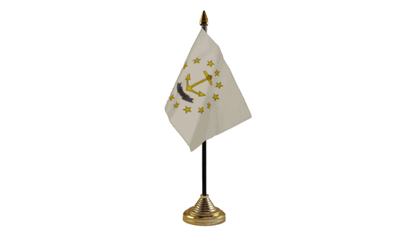 Rhode Island Table Flags